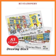 *NEW* SBS A3 Drawing Paper Pad Drawing Block Drawing Pad 图画本