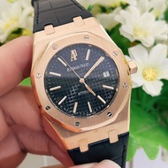 Audemars Piguet/AP Royal Oak 15300or Rose Gold Black Dial Diameter 39mm Automatic Machinery