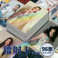 [Self-Printed New Products] Kim Min-He Korean Star Laser Photocards 96 Pieces Self-Printed Cheering 