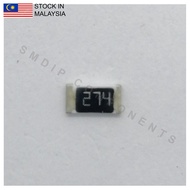 10PCS Taiwan-Grade 270k ±5%, 1206 SMD Resistor (274)