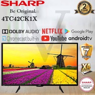 SHARP 42 INCH 4K UHD ANDROID TV 4TC42CK1X