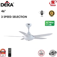 Deka Ac Motor Baby Fan 46" With 3 Speed Selection BABY J
