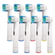 หัวแปรงสีฟันแทนที่เข้ากันได้ Oral-B 8ชิ้นสำหรับ Braun Oral-B 7000 Pro 1000 9600 5000 3000 8000และรุ่นอัจฉริยะ