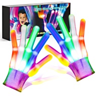 Cool Toys LED Gloves,Boys Toys Age 6-8 8-12 Year Old with 6 Flash Mode,Great Stocking Stuffers for H