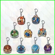 G2P Zootopia 2 Nick Wilde Acrylic Keychain Cartoon Judy Hopps Pendant Durable Charm For Backpacks & 