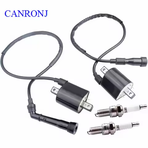 4VR-82320-00-00 Motorcycle Ignition Coil and Spark Plug for YAMAHA V STAR 650 XVS650A