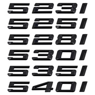 Night knight Modified Digital Alphabet Black and Silver  523i 525i 528i 530i 535i 540i 550i Metal Ca