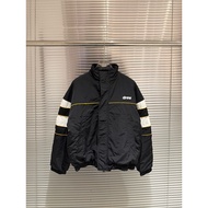 RY7O drew *** Plain Sense Side Line Jacket 25 Contrast Color Stitching Quilted Padded Jacket Unisex