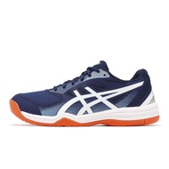 Asics Tennis Shoes Court Slide 3 Dark Blue White Orange Low-Top Entry Men's ACS 1041A335401