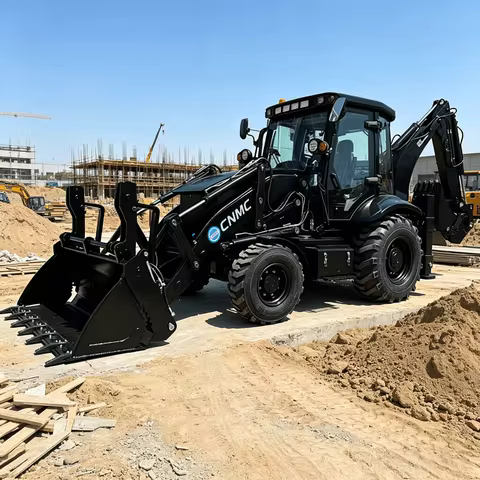 CN35-45 10 Tons 4x4 Wheel Loader Multifunctional Backhoe Loader Two-End Operation Factory Direct Sal