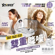 XPower BTE22 ANC/ENC雙重降噪 型格透明藍牙5.3耳機