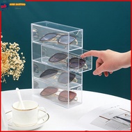 ▣┇▥ 🚚 กล่องเก็บแว่นตา 4 ชั้น กล่องเก็บของ กล่องเก็บแว่น กล่องเก็บแว่นกันแดด กล่องใส กล่องอะคริลิค ชั้นวางอคริลิค