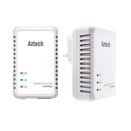 Aztech HL117E  Aztech HomePlug AV 500Mbps Ethernet Adapter ( Twin Pack )