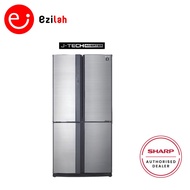 Sharp 4Door Fridge with J-Tech Inverter (700L) SJF85VMSS