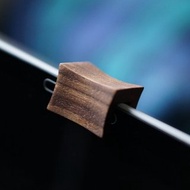 木質網路攝影機蓋，胡桃木