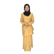 (CLEARANCE KURUNG MURAH) BAJU KURUNG MODEN RIBBON/BAJU KURUNG ROPOL (FLAMINGO, ARMY GREEN, ROYAL BLU