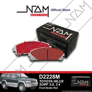 NAM Front Brake Pad - Toyota Hilux Surf 3.0, 3.4 - D2228M (1set)