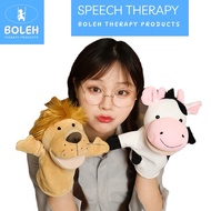 BOLEH Puppet for Speech Therapy Animal Soft Fabric Puppet