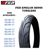 FKR RS900 TUBELESS MOTORCYCLE TYRE 140/60-13 90/90-14 100/90-14 120/70-14 70/90-16 RS 900