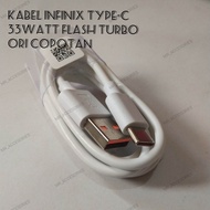 Kabel Data Infinix Type C Original Fast Charging Bawaan Hp Note 8 10 11 Nfc 12 Pro Zero 5 8 Hot 12