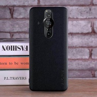 （A Boutique）เคสสำหรับ Sony Xperia Pro I Pro-I 1 Coque สิ่งทอที่หรูหราหนังผิวปกอ่อนโทรศัพท์ Sony Xper