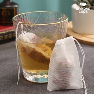 One Two Cups Empty Tea Bags Non Woven Teabags 5.5x7cm 100 PCS - M100 YJ
