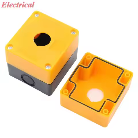 1pc 1 Hole Single Hole Button Box One Hole Button Box Control Box 22mm BX1-22 Emergency Stop Switch 