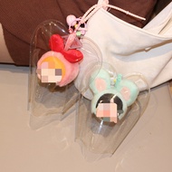 Powerpuff Girls Storage Bag PVC Transparent Thickened Love Storage Hanging Bag Cartoon Doll Display 