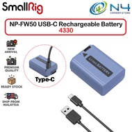 SmallRig NP-FW50 USB-C Rechargeable Camera Battery for Sony ZV-E10 / A6500 / A6400/ A6000 / A7sII / 