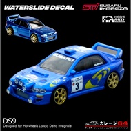 Decal DS9 Hotwheels Subaru Impreza 22B SAKURA MODELS