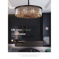 American Simple Crystal Living Room Chandelier Nordic Creative Living Room Bedroom Study Lamps HomeLEDPackage Lamps