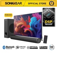 SonicGear StudioBar 600HD DSP Bluetooth 5.0 TV Sound Bar Speaker  | HDMI ARC | 120 Watts