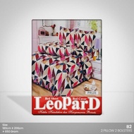 LEOPARD BEDSHEET NO. 3 SINGLE 120 x 200cm [Gallery Batik Makassar]