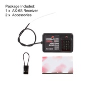 AX-6S Receiver AUSTAR AX-6S Accessories 2.4G 4CH Receiver for AX-6S Transmitter RC Q65 MN90 1/10 1/8