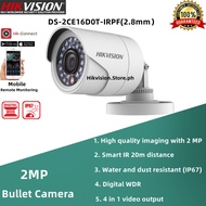 Hikvision CCTV 2MP Full HD Smart IR 20m High quality Imaging Bullet CCTV Camera Outdoor Waterproof Wired Analog Camera