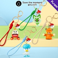 Pokemon Funism GEN9 keychain includes Sprigatito, Fuecoco, Quaxly, Pawmi