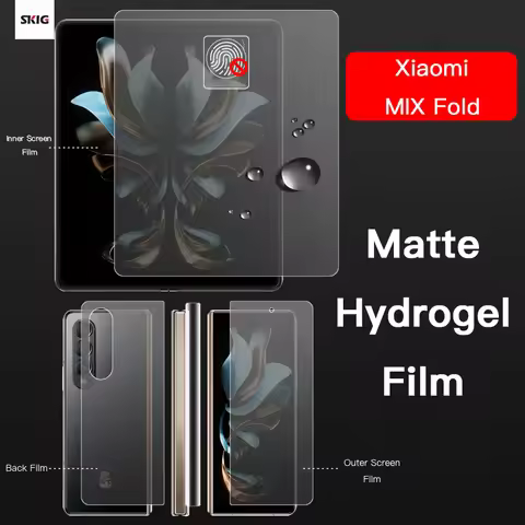 Matte Hydrogel Soft TPU Film For Xiaomi MIX Fold 3 2 Internal Inner Outer Hinge Sticker Full Body Sc
