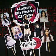Heejin hee jin loona kpop cake topper