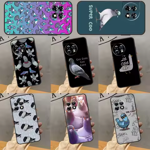 Pigeons Doves Bird Birds Flock Cover For OnePlus Nord CE 4 2 3 Lite N10 N20 N30 OnePlus 13 12 11 10 