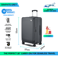 【SG Ready Stock】20 inch large cabin luggage 28 inch cabin size luggage bag suitcase luggage expandab