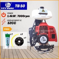 100% ORIGINAL HYWAY TB50 BRUSH GRASS CUTTER MESIN RUMPUT HEAVY DUTY TAHAN PANAS 50CC