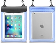 Universal Tablet Waterproof Case Pouch Dry Bag for Samsung Galaxy Tab A8 10.5", Tab S6 Lite 10.4", Tab S8 11", Surface Go 3 10.5, iPad 10.2/10.9 iPad Air, iPad Pro 11, 10 inch Android Tablets (Blue)