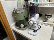 Delonghi 半自動咖啡機 磨豆機 壓粉