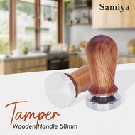 58mm coffee tamper wood handle 58mm coffee tamper wooden handle premium coffee tamping press/