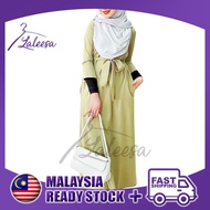 LALEESA DRESS FARAH LD222022 Jubah Muslimah Jubah Abaya Dress Muslimah Plus Size Baju Raya 2024