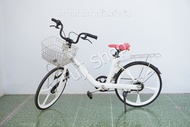 จักรยานแม่บ้าน - ล้อ 24 นิ้ว - ไม่มีเกียร์ - อลูมิเนียม - Baicycle - สีขาว [จักรยานมือสอง]