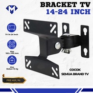 Universal TV Bracket TV Holder TV Hanging Bracket 14-24 Inch TV VESA 100x100mm Max Load 15 kg TVW24