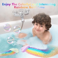 Deep Cleansing Hydrating Bath Bomb Rainbow Cloud Shape Lavender Fragrance Fizzy Bath Salt Ball I6w8