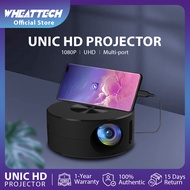 YT200 LED Mobile Video Mini Projector Home Theater Media Player Kids Gift Cinema Wired Same Screen P