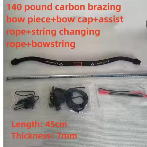 DIY composite bow Carbon fibre Bow Limb Shooting Fish Bow String Outdoor Hunting and Crossbow arrow